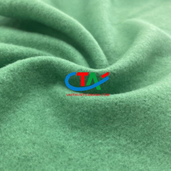 Vải Nỉ Poly màu xanh lá