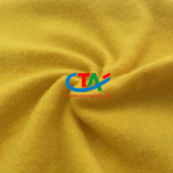 Vải Nỉ Poly màu vàng