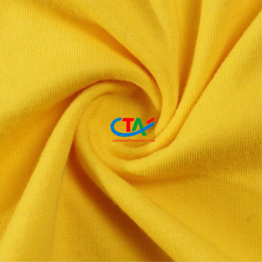 VẢI COTTON 2 CHIỀU MÀU VÀNG ĐÂM – KHỔ 1M85